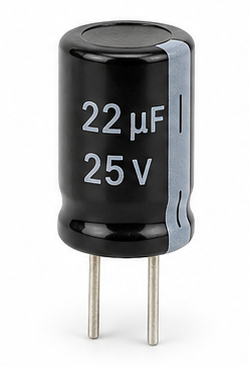 22 microfarad electrolytic capacitor
